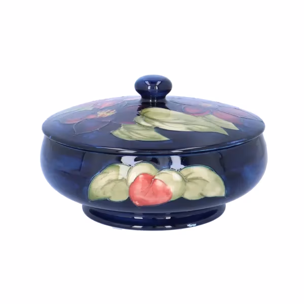Moorcroft Squat Shaped Jar with Cover