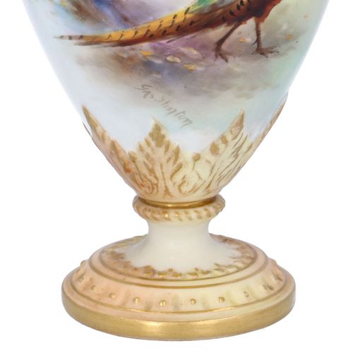 Pair of Royal Worcester Baluster Vases image-4