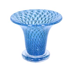 Kosta Boda Art Glass Peacock Bowl