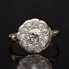 18ct Gold Diamond Cluster Ring