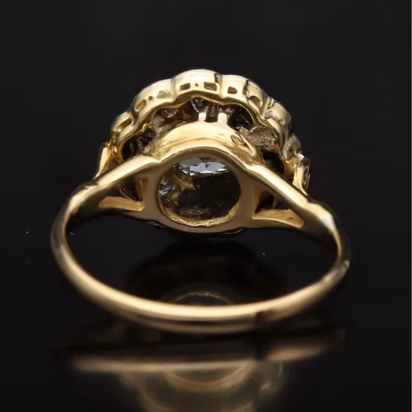 18ct Gold Diamond Cluster Ring