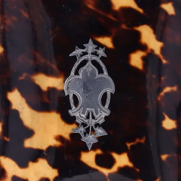 19th Century Tortoise Shell Card Case