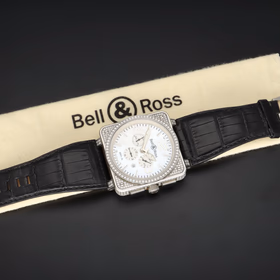 Bell & Ross Diamond Chronograph Watch