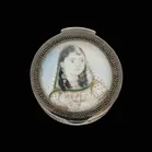 Antique Silver Portrait Box