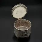 Antique Silver Portrait Box