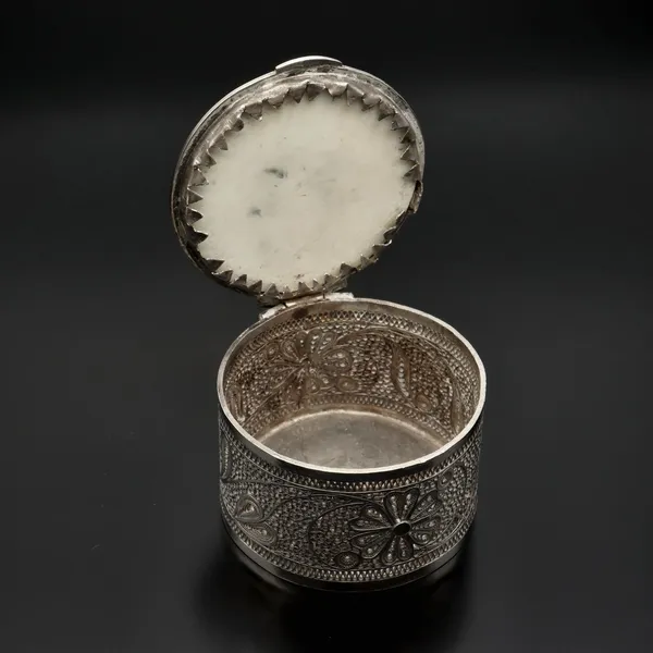 Antique Silver Portrait Box