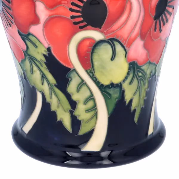 Limited Edition Moorcroft Yeats Poppy Vase