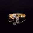 360° view of The Vintage Toi Et Moi Eight Cut Diamond Delightful Ring