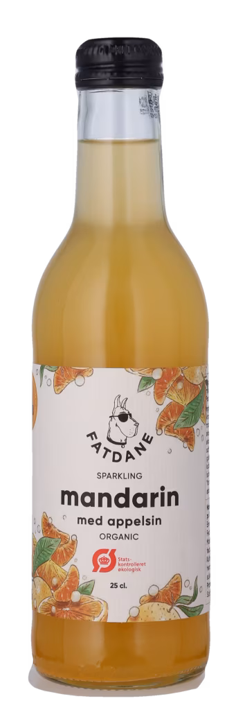 FATDANE MANDARIN ØKO Mandarin med Appelsin Sodavand