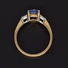 18ct Gold Tanzanite and Diamond Ring