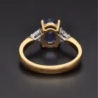18ct Gold Tanzanite and Diamond Ring