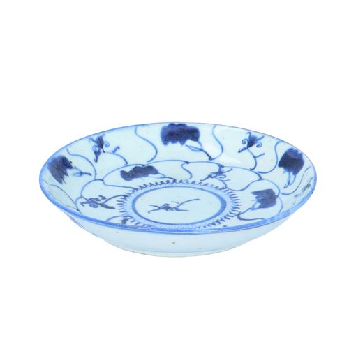Kangxi Porcelain Blue and White Saucer Plate image-3