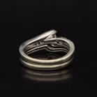 Pair of Gold Diamond Rings