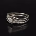 Pair of Gold Diamond Rings