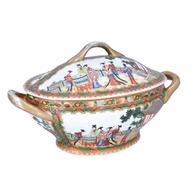 Chinese Export Large Porcelain Tureen