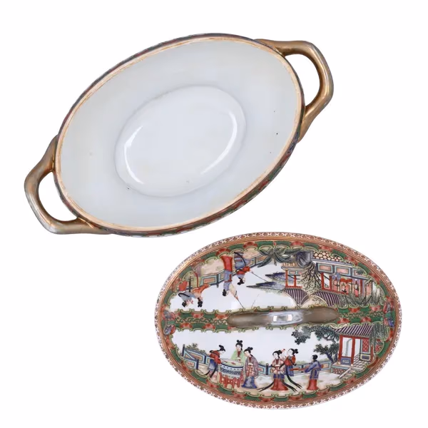 Chinese Export Large Porcelain Tureen