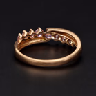 14ct Gold Blush Pink Cubic Zircona Ring