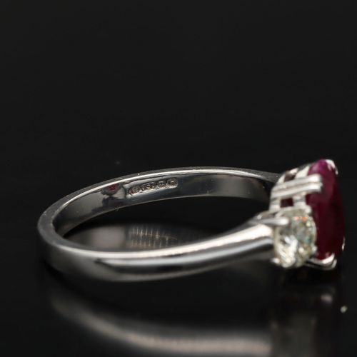 18k Ruby and Diamond Ring image-5