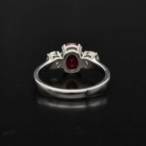 18k Ruby and Diamond Ring image-4
