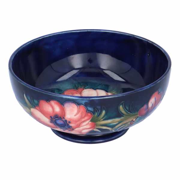 Moorcroft Signed 1945 Anemone Bowl
