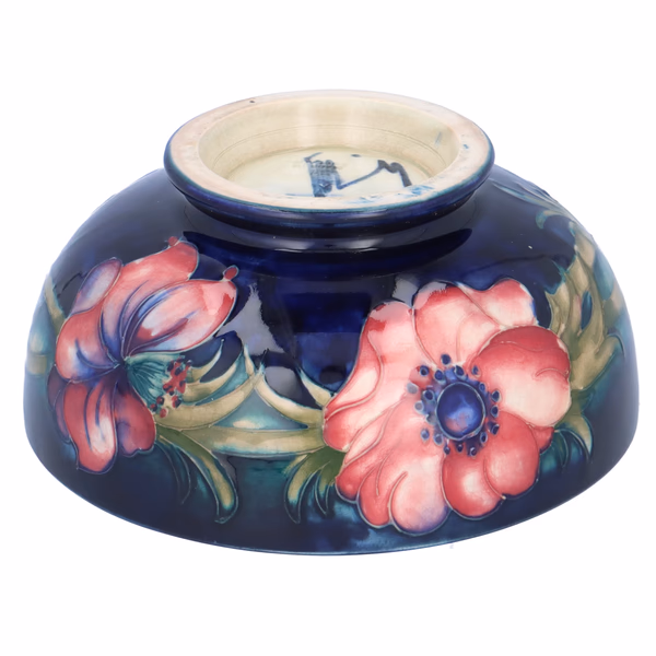 Moorcroft Signed 1945 Anemone Bowl