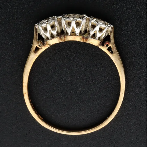 9ct Gold Brilliant Cut Diamond Ring