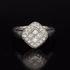 18k White Gold Diamond Ring