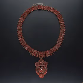 Antique Garnet Ruby Necklace