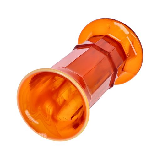 Davidson Orange Cloud Glass Tower Vase image-2