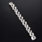 18ct White Gold & Diamonds Bracelet