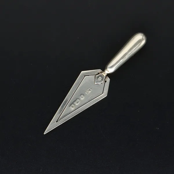 Edwardian Silver Trowel Bookmark