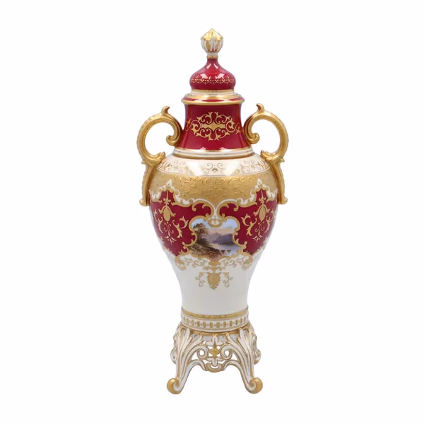 Coalport Pierced Vase