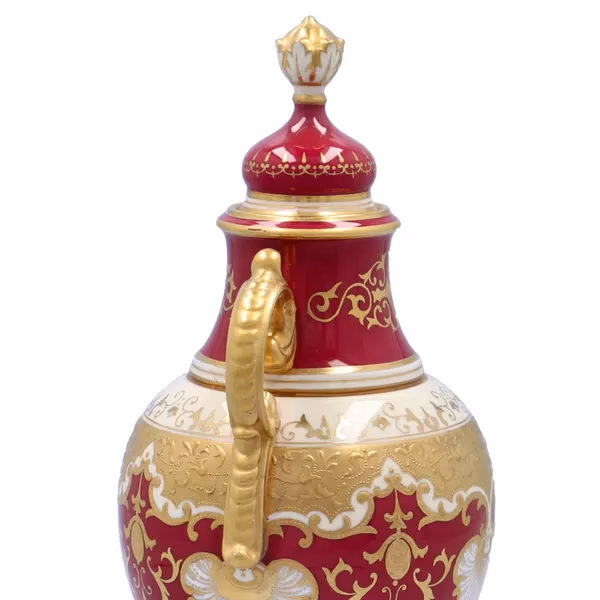 Coalport Pierced Vase