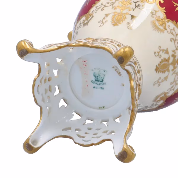 Coalport Pierced Vase