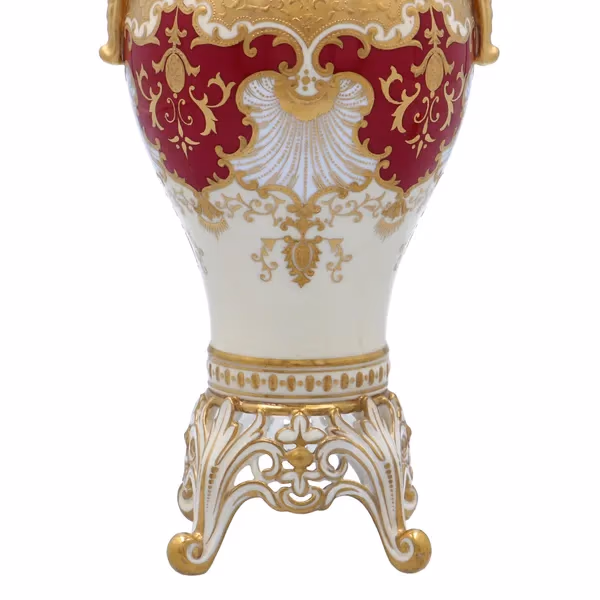 Coalport Pierced Vase