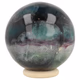 Regenboog fluoriet bol 74mm - 360° presentation
