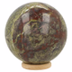 Drakenbloedsteen bol 61mm - 360° presentation