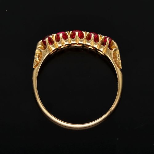 18ct Gold Ruby Ring image-6