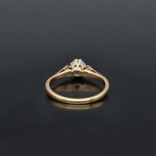 18K Gold 30PTS Diamond Solitaire Ring image-4