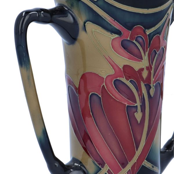 Moorcroft Bleeding Heart Handled Vase