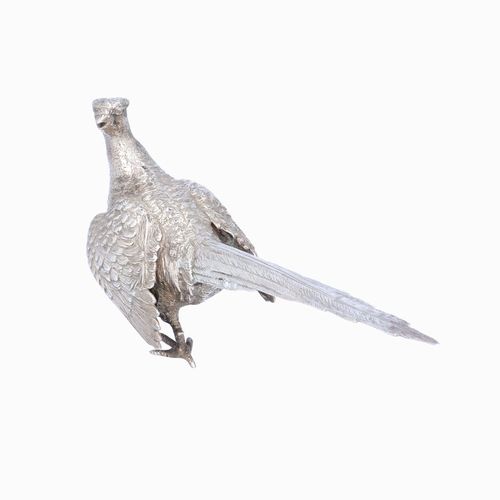Mid 20th Century Silver Pheasant Figure image-3