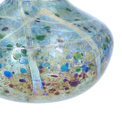 Norman Stuart Clark Iridescent Art Glass Bowl image-3