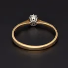 18ct Yellow Gold 1/4 Carat Solitaire Diamond Ring
