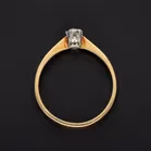 18ct Yellow Gold 1/4 Carat Solitaire Diamond Ring