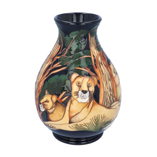 Boxed Moorcroft Savannah Shade Vase image-1