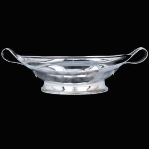 Large George III Silver Dish by Henry Chawner