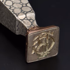 French Silver and Gold Desk Seal