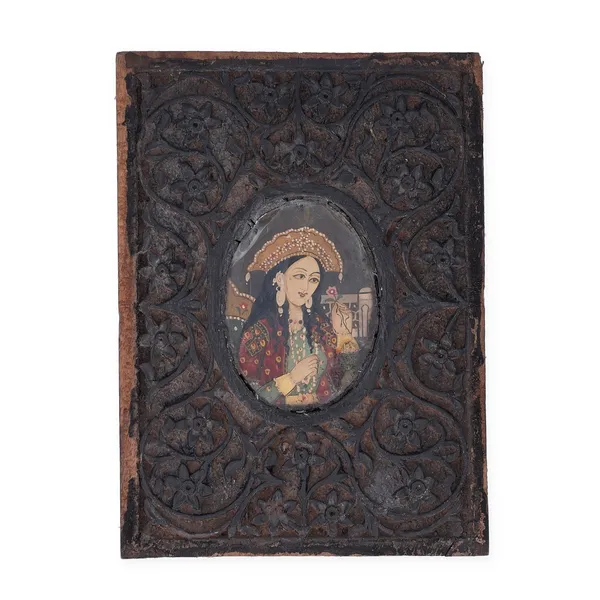 Rare Pair of 19th Century Indian School Portraits