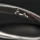 Platinum 1.55ct Ruby & 0.35ct Diamond Ring