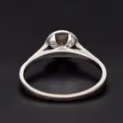 18ct White Gold Diamond Cluster Ring